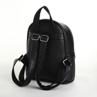 Рюкзак-мини женский Xenia на молнии, с карманами, чёрный - Фото 2