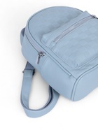 Рюкзак-мини женский на молнии, с карманом, размер 22×14×26 см, голубой - Фото 7