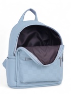 Рюкзак-мини женский на молнии, с карманом, размер 22×14×26 см, голубой - Фото 10