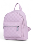 Рюкзак-мини женский на молнии, с карманом, размер 22×14×26 см, сиреневый - Фото 2