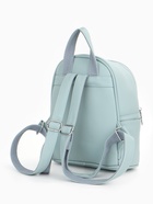 Рюкзак-мини женский на молнии, с карманом, размер 22×12×25 см, голубой - Фото 3