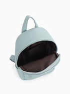 Рюкзак-мини женский на молнии, с карманом, размер 22×12×25 см, голубой - Фото 8