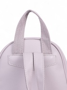 Рюкзак-мини женский на молнии, с карманом, размер 22×12×25 см, бежевый - Фото 5