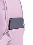 Рюкзак-мини женский на молнии, с карманом, размер 22×12×25 см, розовый - Фото 3