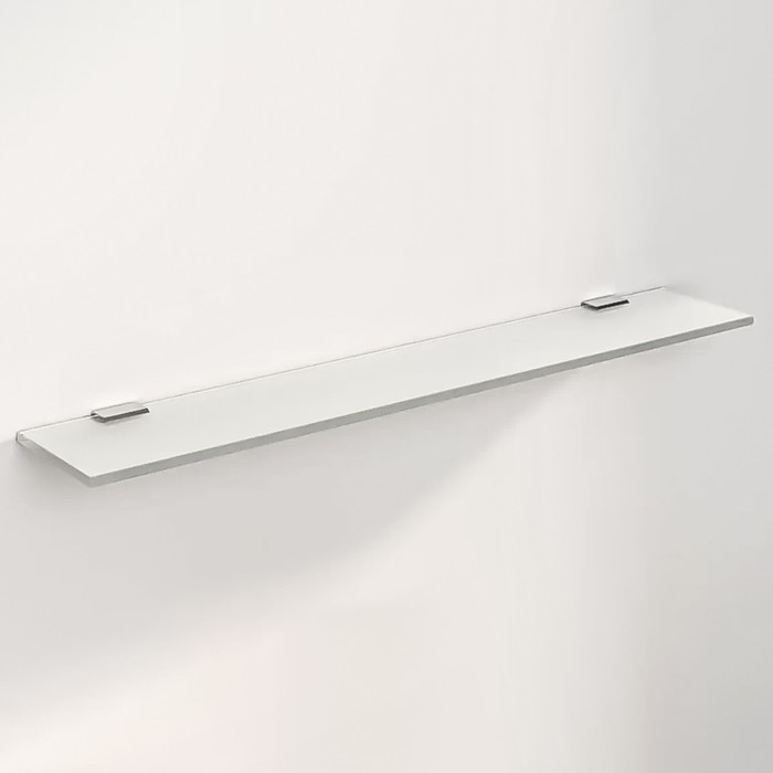 Полка прямая «Домино», 120×700 мм, матовое стекло - Фото 1