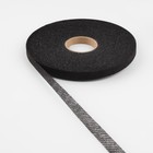 Лента клеевая нитепрошивная по косой, 10 мм × 100 м, цвет чёрный - фото 9657026