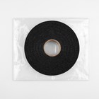 Лента клеевая нитепрошивная по косой, 15 мм × 100 м, цвет чёрный - фото 9657033