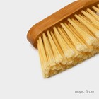 Щётка с совком Meli, бамбуковая ручка, совок 33.5×21.5×5.5 см, щётка 30×4 см, ворс 6 см - Фото 2