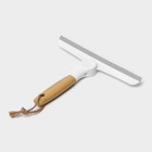 Водосгон Meli, с поворотным сгоном TRP, бамбуковая ручка, 24×20 см - Фото 4