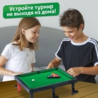 Настольный бильярд Лас Играс KIDS «6 в 1: бильярд, стикбол, стикбоулинг, стик гольф, фингербол», 1-2 игрока, 4+ - Фото 4