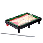 Настольный бильярд «6 в 1: бильярд, стикбол, стикбоулинг, стик гольф, фингербол», от 2 игроков, 5+ - Фото 2