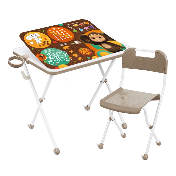 Комплект детской мебели «Чебурашка», стол, стул - фото 1911080755