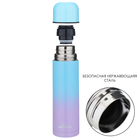 Термос Мастер К «Гильза», 500 мл, с кружкой, сохраняет тепло до 8 ч, нержавеющая сталь, голубой, сиреневый - Фото 2