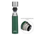 Термос Мастер К Space, 500 мл, с кружкой, сохраняет тепло 8 ч, нержавеющая сталь, зелёный - Фото 2