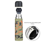 Термос Мастер К «Гильза. Камуфляж», 500 мл, с кружкой, сохраняет тепло до 8 ч, нержавеющая сталь, цвет хаки - Фото 2