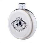 Фляжка «Самый главный», нержавеющая сталь, круглая, 150 мл, 5 oz - Фото 3