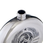 Фляжка «СССР», нержавеющая сталь, круглая, 150 мл, 5 oz - Фото 4