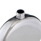 Фляжка для алкоголя, нержавеющая сталь, круглая, подарочная, армейская, 150 мл - Фото 3