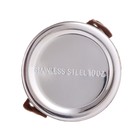 Фляжка для алкоголя «Егерь», нержавеющая сталь, чехол, 300 мл, 3 стопки по 30 мл - Фото 5