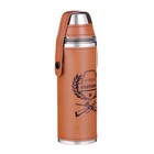 Фляжка для алкоголя «Лучший охотник», нержавеющая сталь, 300 мл, 3 стопки по 30 мл - Фото 3