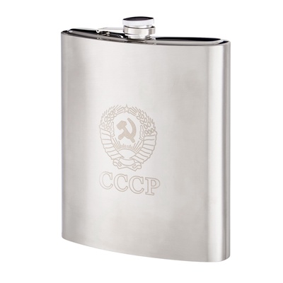 Фляжка для алкоголя и воды «СССР», в чехле, 1.44 л