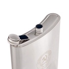 Фляжка для алкоголя и воды "СССР", нержавеющая сталь, чехол, подарочная, 1.44 л 10126387