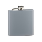 Фляжка Мастер К, 180 мл, подарочная, армейская, 6 oz, нержавеющая сталь, серая - Фото 2