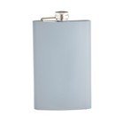 Фляжка Мастер К, 300 мл, подарочная, армейская, 10 oz, нержавеющая сталь, серая - Фото 2