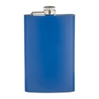 Фляжка Мастер К, 300 мл, подарочная, армейская, 10 oz, нержавеющая сталь, синяя - Фото 2