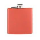 Фляжка Мастер К, 180 мл, подарочная, армейская, 6 oz, нержавеющая сталь, красная - Фото 2