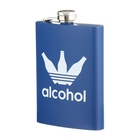 Фляжка Alcohol, нержавеющая сталь, 240 мл, 8 oz - Фото 3