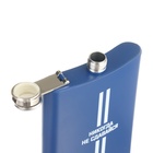Фляжка «Никогда не сдавайся», нержавеющая сталь, 240 мл, 8 oz - Фото 4