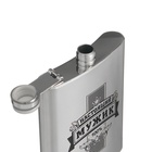 Фляжка «Настоящий мужик», нержавеющая сталь, 240 мл, 8 oz - Фото 6