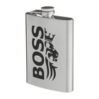 Фляжка BOSS, нержавеющая сталь, 240 мл, 8 oz - Фото 4