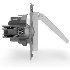 Розетка TOKOV ELECTRIC Pixel, 16 А, IP20, одноместная, с заземлением, шторка с крышкой, белая, TKE-PX-R1ZSW1-C01 - Фото 4