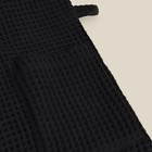 Халат вафельный мужской SL HOME: Boho «Дарк Маре», размер S, хлопок 100%, чёрный - Фото 13