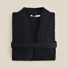 Халат вафельный мужской SL HOME: Boho «Дарк Маре», размер S, хлопок 100%, чёрный - Фото 15