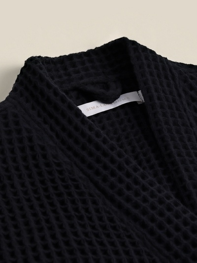 Халат вафельный женский SL HOME: Boho "Дарк Маре", размер S, 100% хлопок, 280 г/м2