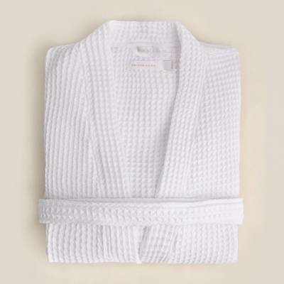 Халат вафельный женский SL HOME: Boho «Блан де Блан», размер 44-46, белый