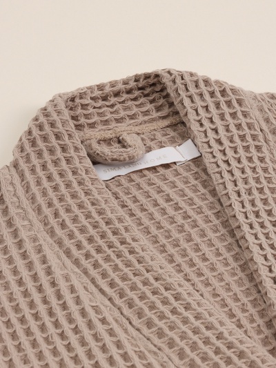 Халат вафельный женский SL HOME: Boho "Саббиа", размер M, 100% хлопок, 280 г/м2