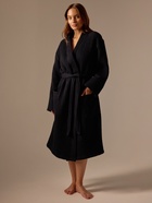 Халат вафельный женский SL HOME: Boho «Дарк Маре», размер 48-50, чёрный - Фото 3