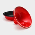 Сковорода-тажин Magma, 2.1 л, d=28 см, h=6.5 см, чугун, эмалированное покрытие, красная - Фото 6