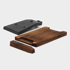 Сковорода Magma «Вунгтау», 24×15.3×2.2 см, на деревянной подставке, чугун, чёрная - Фото 7