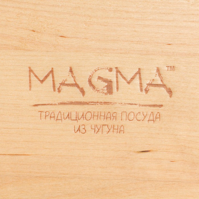 Сковорода чугунная Magma «Янсан», 21,5×16,5×4,4 см - фото 1906695022