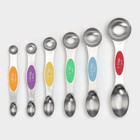 Набор мерных ложек Доляна, 6 шт.: 0.62/1.25/2.5/5/7.5/15 мл, на магните - Фото 1