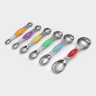 Набор мерных ложек Доляна, 6 шт.: 0.62/1.25/2.5/5/7.5/15 мл, на магните - Фото 5