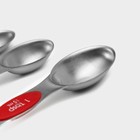 Набор мерных ложек Доляна, 6 шт.: 0.62/1.25/2.5/5/7.5/15 мл, на магните - Фото 7