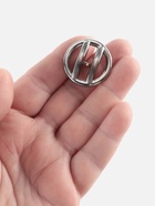 Пуговица на ножке, d=28 мм, цвет никель - Фото 2