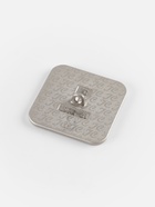 Пуговица на ножке «Квадраты», 28×28 мм, цвет серебряный - Фото 3