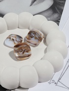 Пуговицы на ножке «Квадрат», 22×22 мм, набор 5 шт., серо-бежевые - Фото 3